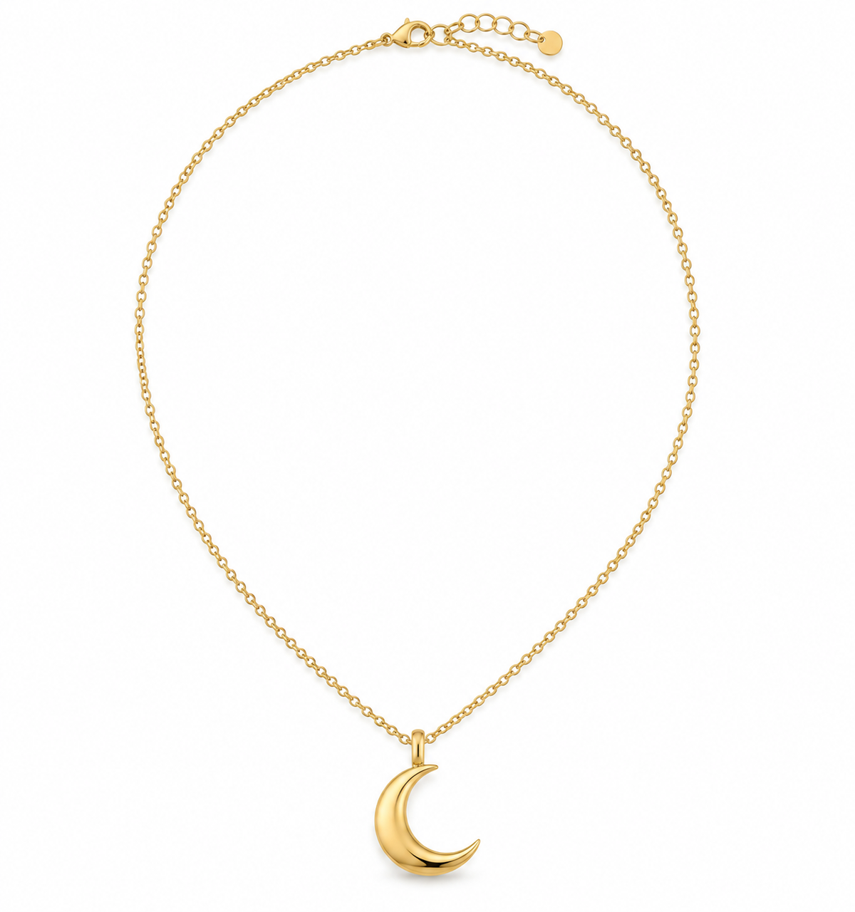 Crescent Pendant Necklace