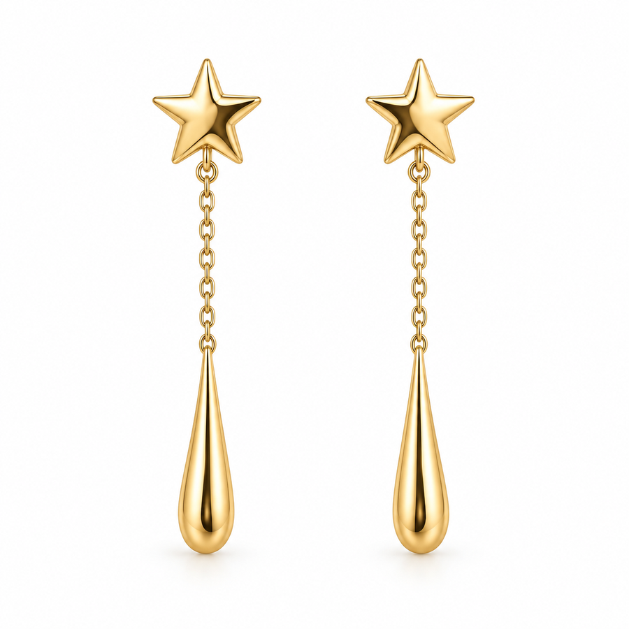 Comet Drop Earrings