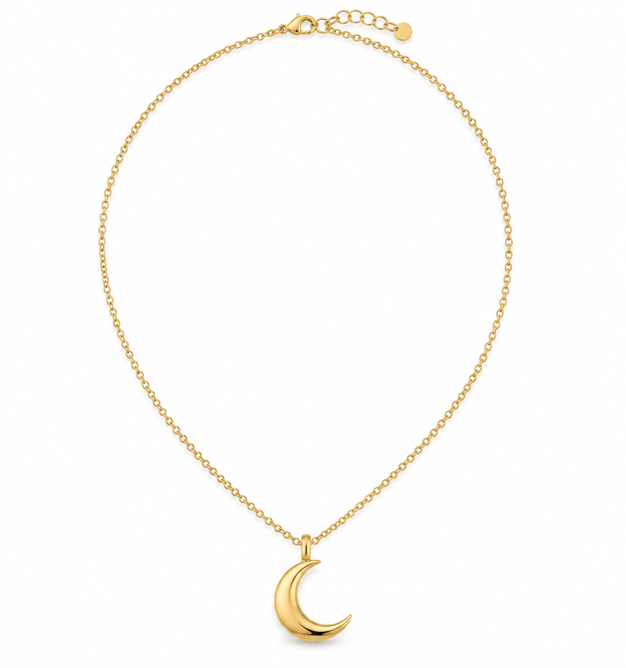 Crescent Pendant Necklace